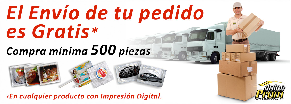 Dulces promocionales DF envío gratis