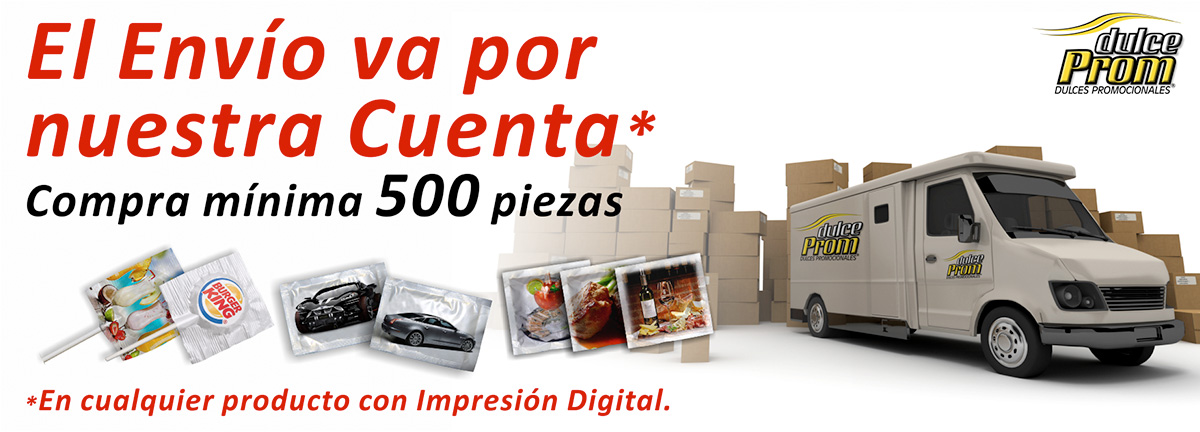 Dulces promocionales DF envío gratis