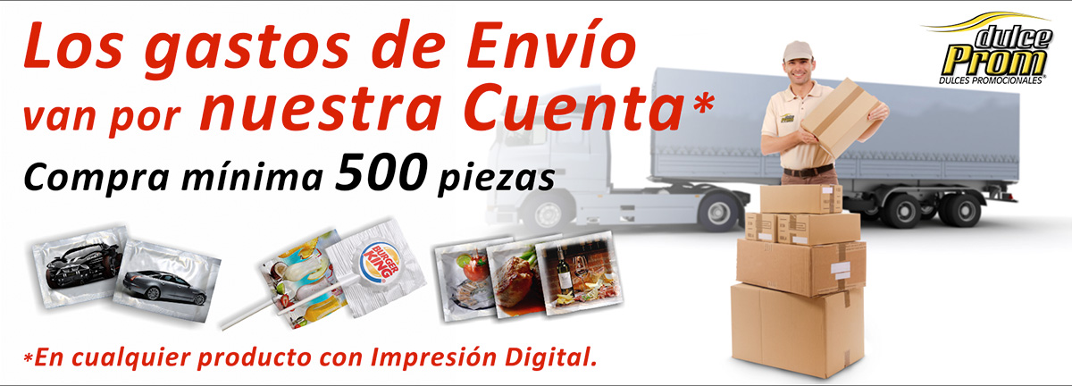 Dulces promocionales DF envío gratis