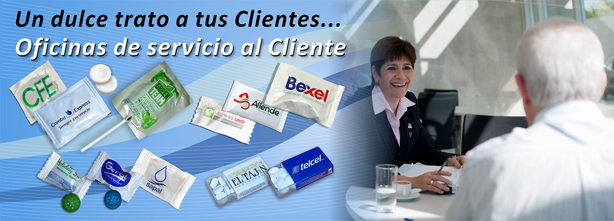 Dulces publicitarios DF para tu negocio y oficinas.